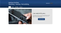 Desktop Screenshot of andrewgardnerplumbing.com